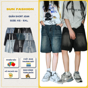 Quần Short Jean Cạp Chun S2