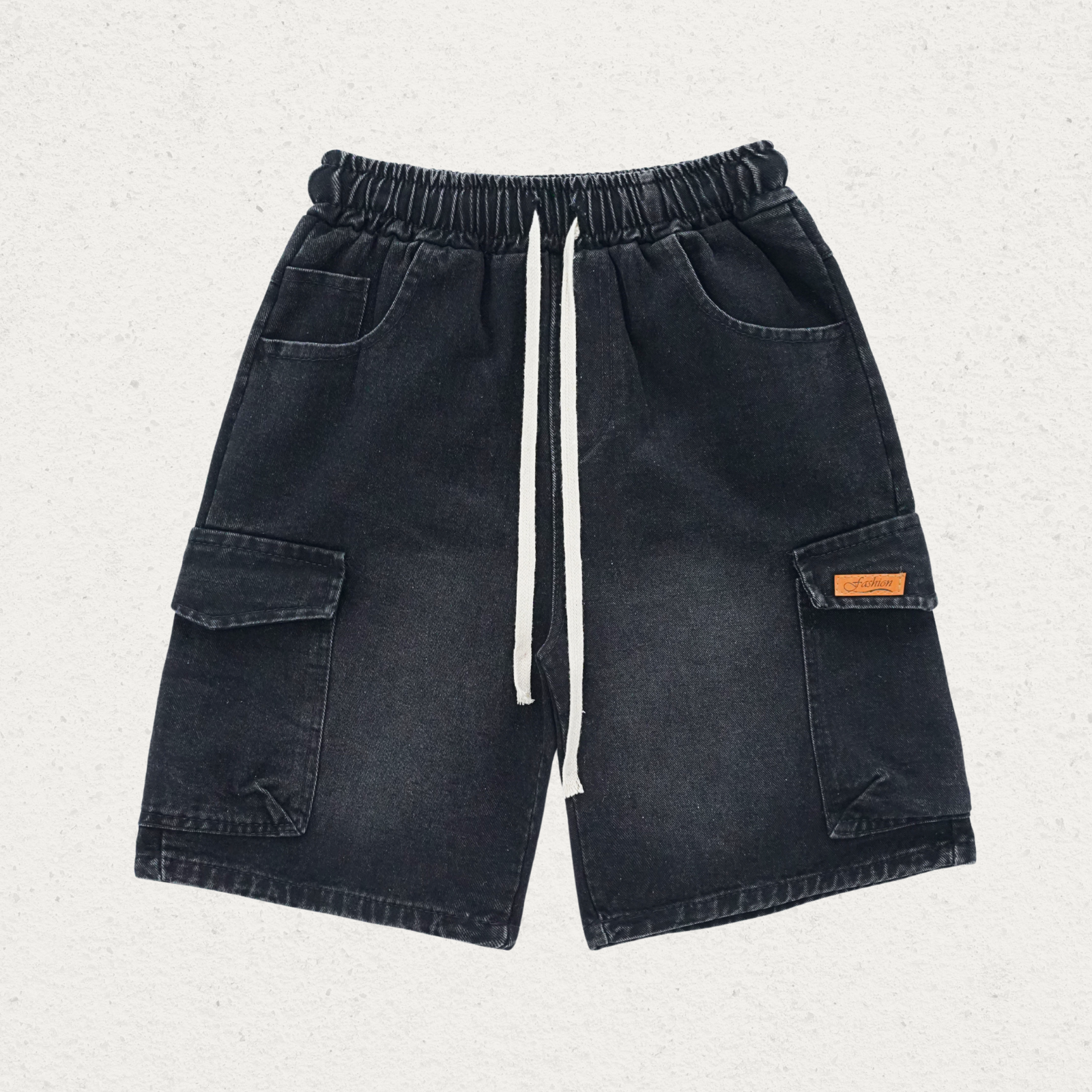 Alternative view of Quần Short Jean Cạp Chun S2