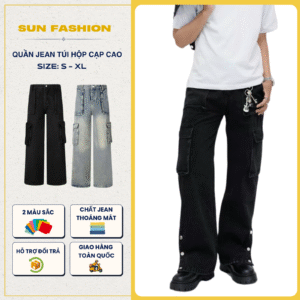 Quần Jean Túi Hộp Cạp Thường 118