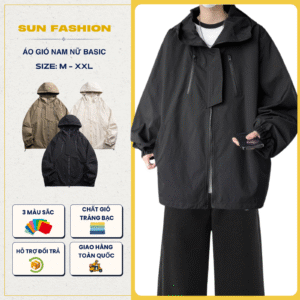 Áo Khoác Gió G1 Vải Dù Basic